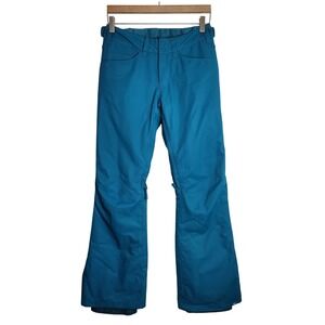 Roxy Snow Pants Women XS Blue DryFlight 10K Insulated Ski Snowboard Waterproof